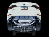 AWE Track Edition Exhaust - Resonated - for MK7 Jetta GLI w/ High Flow Downpipe (not included) - Chrome Silver Tips - Mounted